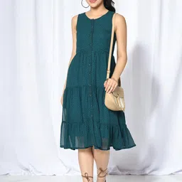 SQew Print A-Line Dress-picture-37