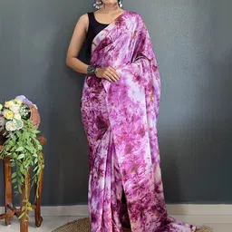 V3 FASHION STUDIO Floral Pure Chiffon Ready to Wear Jamdani Saree-picture-29