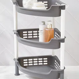 Home Centre Omnia Roaster Grey & white 3 Tier Shelf Shower Holder-picture-32