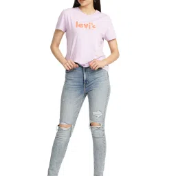 levi's Women's Blue Wedgie Straight Fit Mid Rise Jeans-picture-37