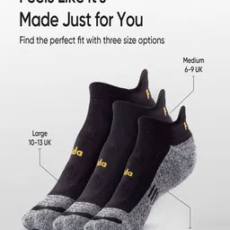 FRIDO Pack Of 2 Colorblocked Cotton Ankle-Length Socks image 5