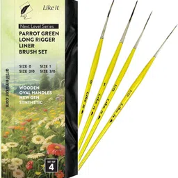 like it Long Liner Brushes Set - 4 Fine Tip Paint Brushes for Detailing & Painting-picture-11