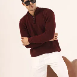 Kveto style redefined Men High Neck Pullover Sweater image 3