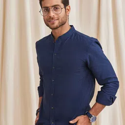 B77 Men Relaxed Opaque Casual Shirt image 3