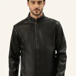 Leather Retail Men Biker Jacket-picture-11