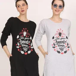 INNAYARA DIVIRTA Women Typography Printed T-shirt-picture-36