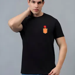 SZN Graphic Printed Round Neck Short Sleeves Regular Fit Casual T-Shirt-picture-26