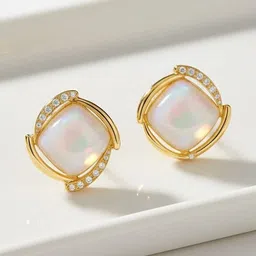 DIVASTRI Geometric Studs Earrings image 2