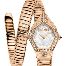 Just Cavalli Unisex Embellished Dial & Wrap Around Straps Analogue Watch JC1L303M0045-image-96