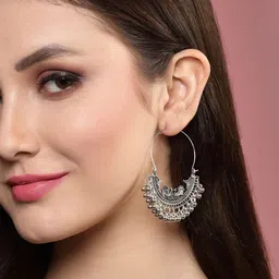 ISLANA Geometric Jhumkas Earrings image 3