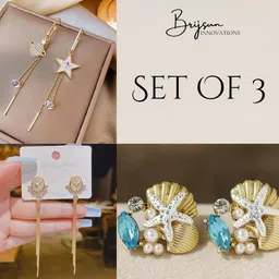 Brijsun Contemporary Drop Earrings-image-10