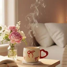 The Decor Lane Multicoloured Handcrafted Printed Ceramic Glossy Mugs Set of Cups and Mugs image 5