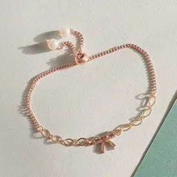 Octagon hub Unisex Brass Gold-Plated Link Bracelet image 4