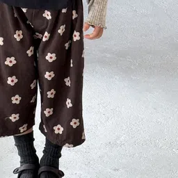 LULU & SKY Girls Printed High-Rise Culottes Trousers-picture-16