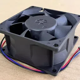 Enormity DELTA QFR0824GHE DC 24V 0.60A Air Cooling Fan,80*38mm Exhaust Fan (Black) 3Wire Fan with Heat Pipes All in one Cooler image 5