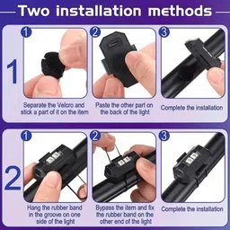 dss Universal Safety Small Light 7 Colors, 30 Modes, Helmet Bicycle Motorbike LED Rear Break Light image 5