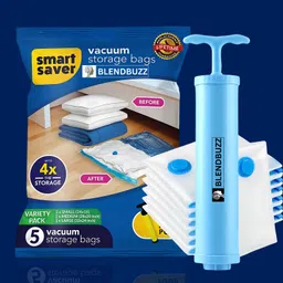 blend buzz Jumbo XL Vacuum 142 Seal Bags Moisture Proof Storage Clothes Travel Storage Vacuum Bags-picture-19