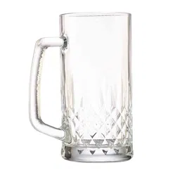 ceradeco Diamond Cutting 570ml Glass (Set of 4) Beer Mug image 5