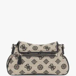 guess Women Logo Printed Beyza Flap Shoulder Bag image 4