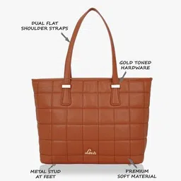 lavie Quilted Tote Bag image 4