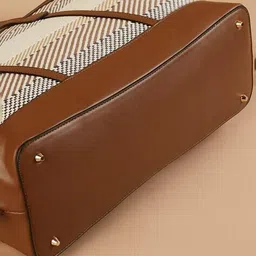 code by lifestyle Women Laptop Handbag with Metal Accent image 4