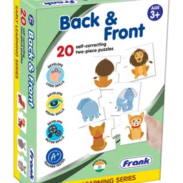 Frank Early Learner Back And Front 2-Piece Animal Puzzle (40 Pieces) for kids above 4+ Years - 10144-image-22