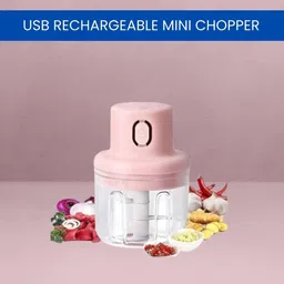 newoutlate Mini Rechargeable Chopper, Electric Chopper for Onion, Garlic and VegetableB95 Electric Vegetable & Fruit Chopper-picture-34