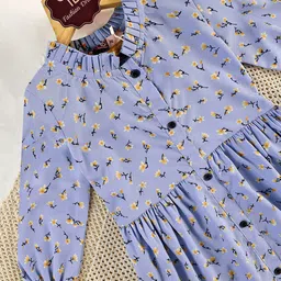 BAESD Mandarin Collar Floral Print Fit & Flare Dress image 5