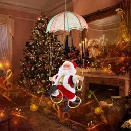 nickspool Parachute Musical Santa with Ladder Climbing for Christmas Gifting image 3