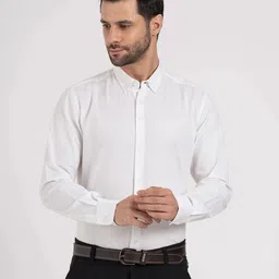 red tape Men Relaxed Fit Fit Solid Button Down Collar Formal Shirt-picture-26