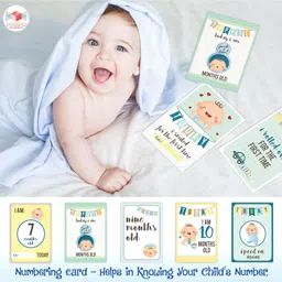 wobbox Baby Monthly Age Milestone Card Greeting Card image 4