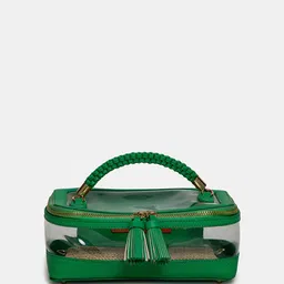 HIE Textured Structured Sling Bag with Tasselled-picture-44