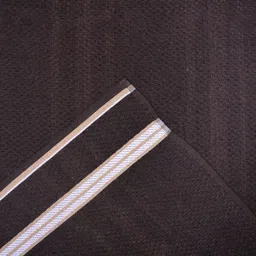 Athom Trendz Popcorn Brown & White Textured Organic Cotton Super Soft Bath Towel image 3