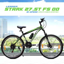 leader Stark 27.5T 21-Speed MTB Cycle for Men | Dual Disc Brake, Front Suspension 27.5 T (inch) Mountain Cycle image 4