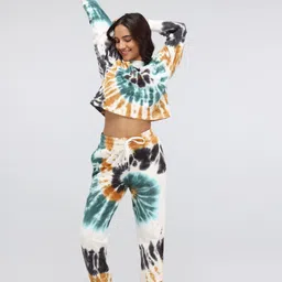 necesera Tie & Dye Printed Lounge Joggers image 5