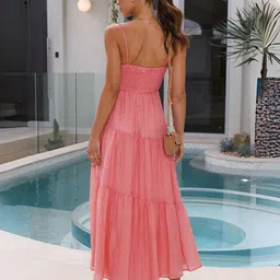 StyleCast x Revolte Layered Maxi Dress image 4