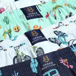 urban scottish Pack of 4 Printed Men Boxer image 5