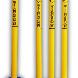vinsonsports Junior Cricket Stump Set 22"|Durable Wicket with Extra Bowling Wicket(3 to 8 yr)-picture-25