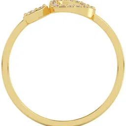 avsar AVR1100YB 14kt Cubic Zirconia Yellow Gold ring image 3