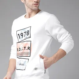 roadster Men Full Sleeve Printed Sweatshirt image 2