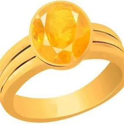 s kumar gems & jewels Silver Sapphire Ring image 2