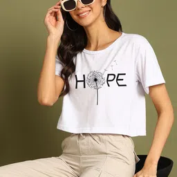 Moda Rapido Women Printed Drop-Shoulder Sleeves Bio Finish Pockets T-shirt image 5