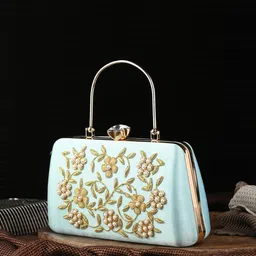 Toobacraft Embroidered Box Clutch-picture-43