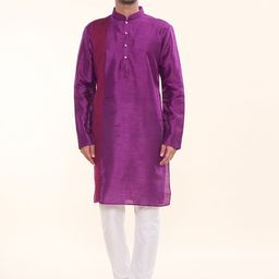 Arihant Rai Sinha Ethnic Motifs Embroidered Pure Silk Staight Kurta with Churidar-picture-31