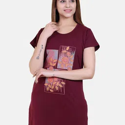 Divine Girl Print Cotton Longline Top-picture-26
