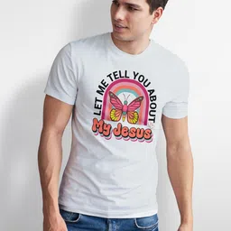 Seekbuylove Men Printed Bio Finish Slim Fit T-shirt-picture-35