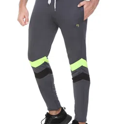 LEE BONEE Men Grey Polyester Training or Gym Track Pants image 3