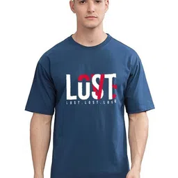 SOLACEACTIVE Oversized Love Lust Typography Printed Round Neck T-Shirt-picture-18