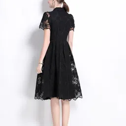 JC Collection Women Self Design Fit & Flare Dress image 2
