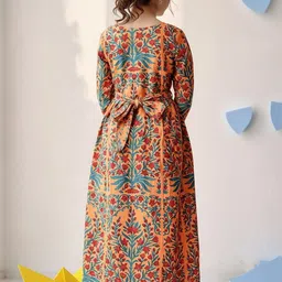 Moda Rapido Floral Crepe Fit & Flare Dress image 4